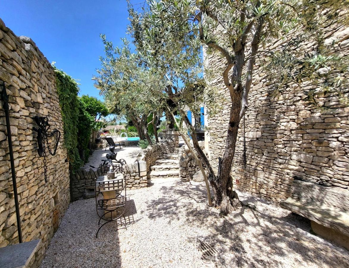 "La Massette Du Cheval Blanc" Villa De Caractere En Pierre L'Isle-sur-la-Sorgue Luaran gambar
