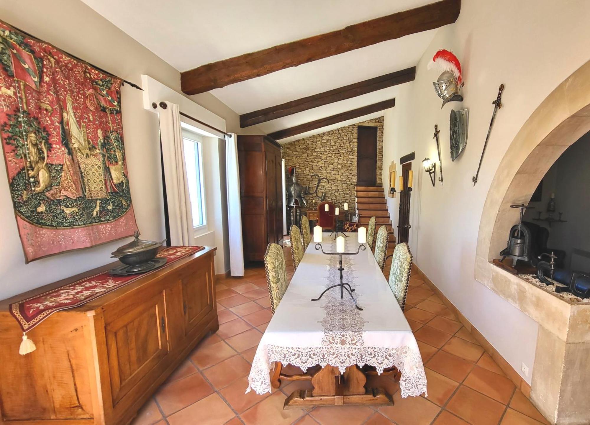"La Massette Du Cheval Blanc" Villa De Caractere En Pierre L'Isle-sur-la-Sorgue Luaran gambar
