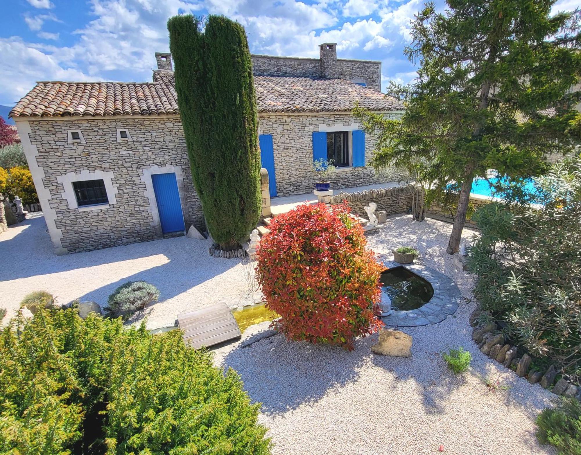 "La Massette Du Cheval Blanc" Villa De Caractere En Pierre L'Isle-sur-la-Sorgue Luaran gambar