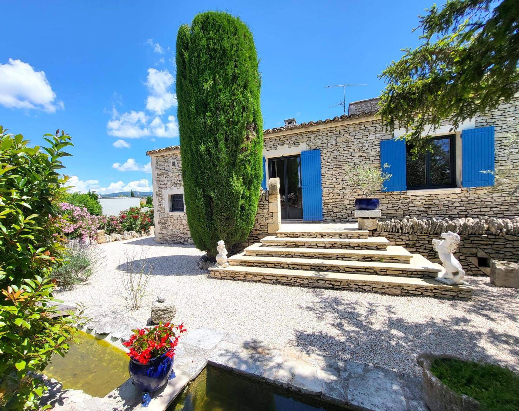 "La Massette Du Cheval Blanc" Villa De Caractere En Pierre L'Isle-sur-la-Sorgue Luaran gambar