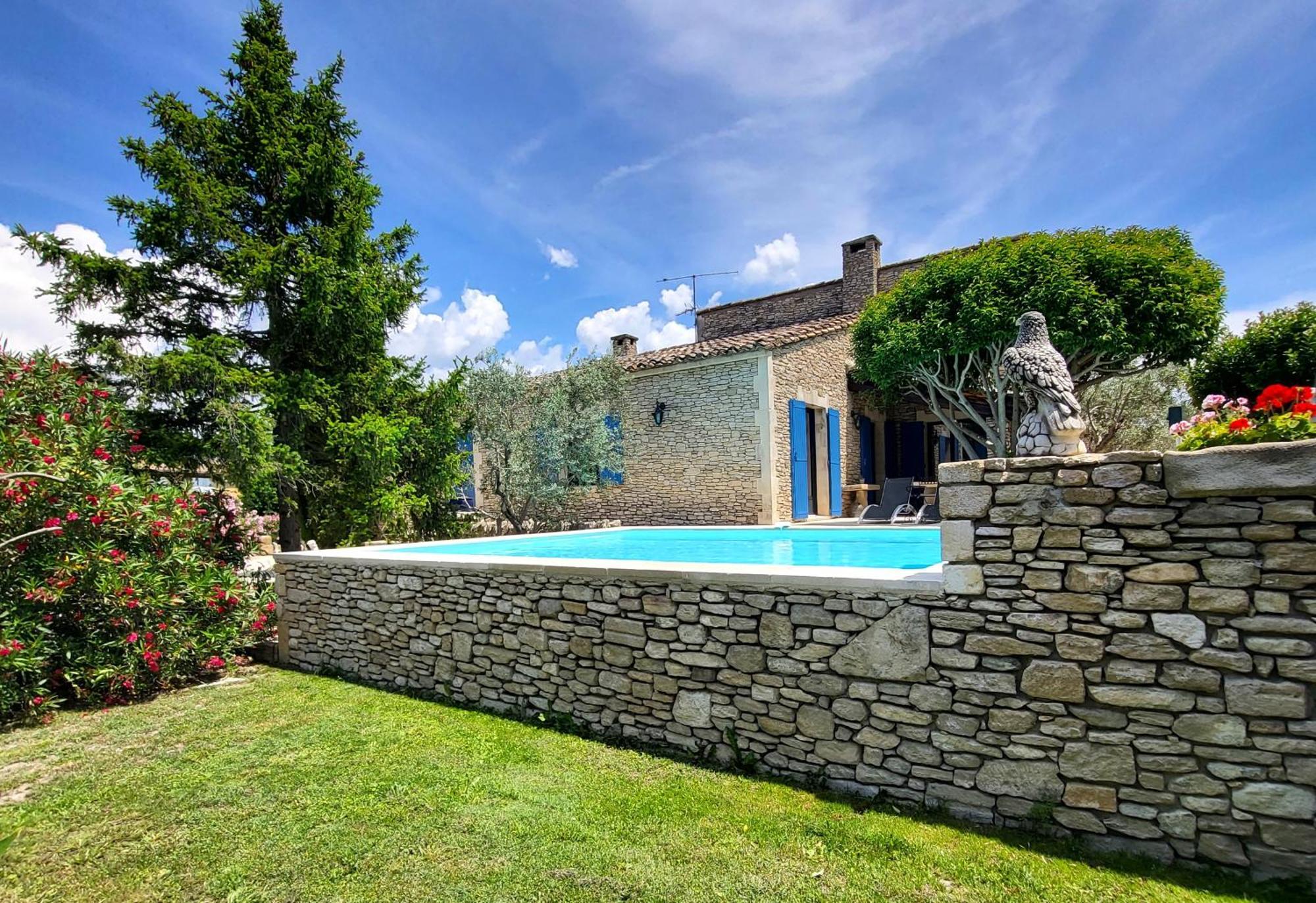 "La Massette Du Cheval Blanc" Villa De Caractere En Pierre L'Isle-sur-la-Sorgue Luaran gambar