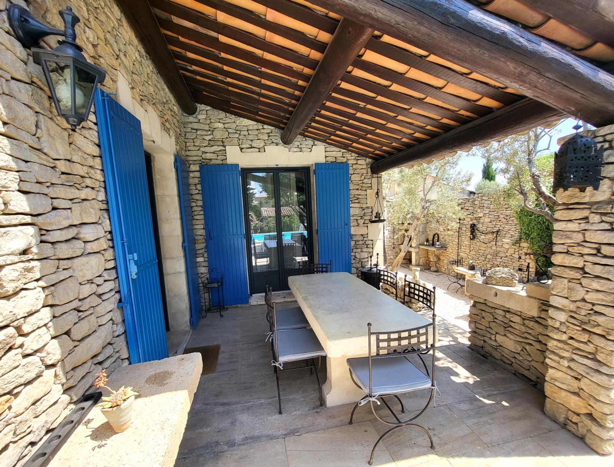 "La Massette Du Cheval Blanc" Villa De Caractere En Pierre L'Isle-sur-la-Sorgue Luaran gambar