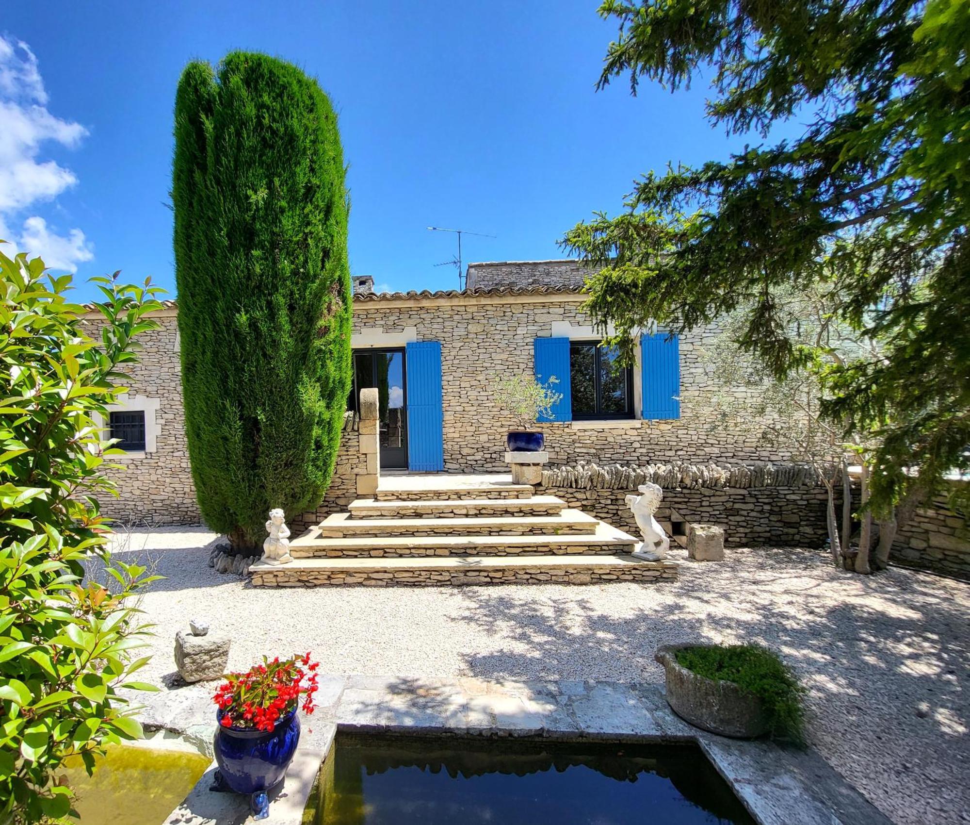 "La Massette Du Cheval Blanc" Villa De Caractere En Pierre L'Isle-sur-la-Sorgue Luaran gambar